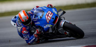 Alex Rins (42). Photo courtesy of Team Suzuki ECSTAR.