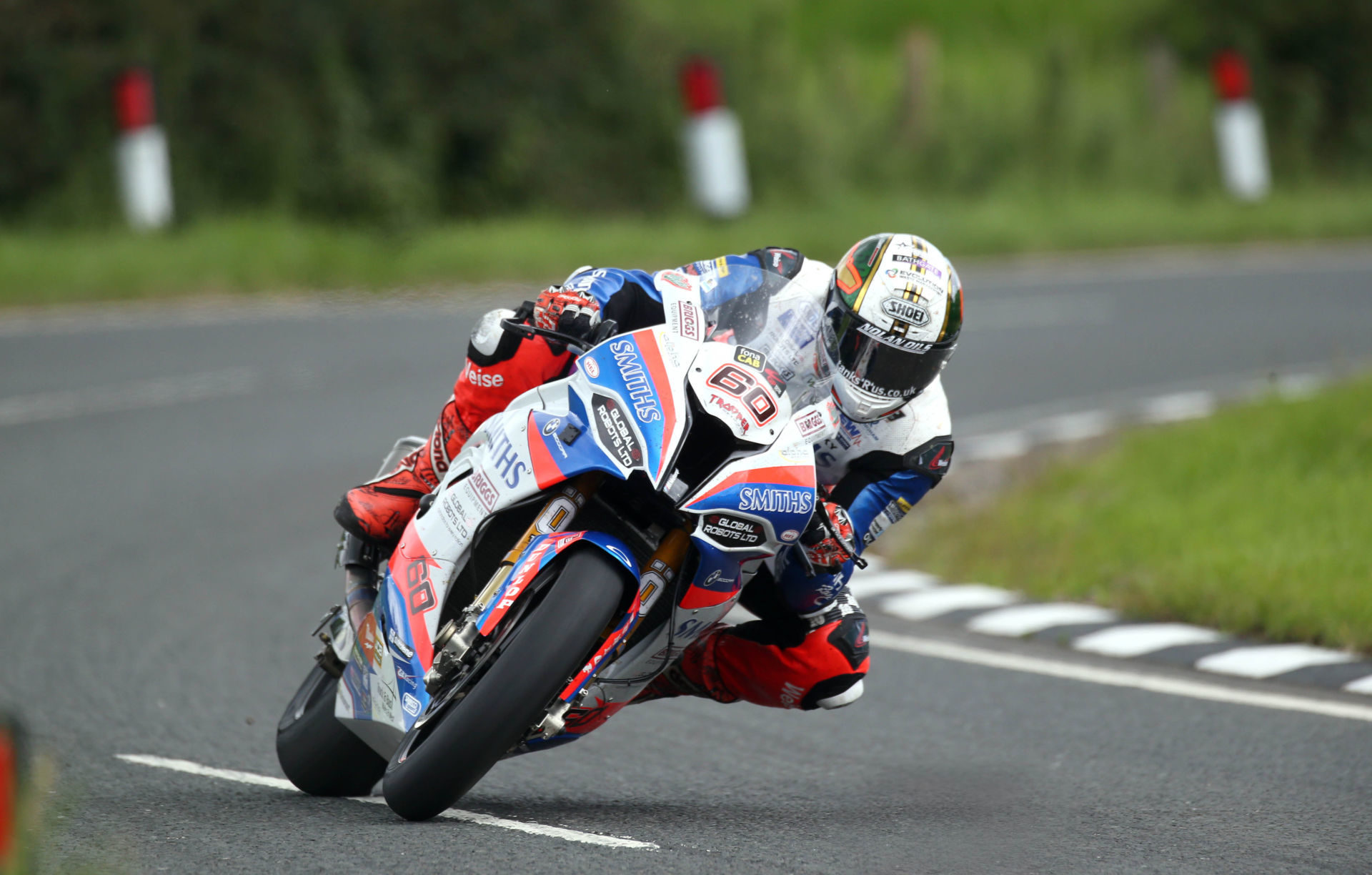 Peter Hickman (60) in action during the 2019 Ulster Grand Prix. Photo by Pacemaker Press International, courtesy of UGP Press Office.