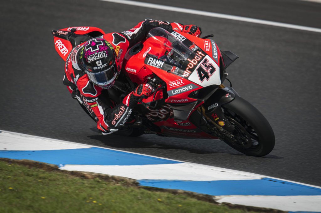 Scott Redding (45). Photo courtesy of Aruba.it Racing Ducati.