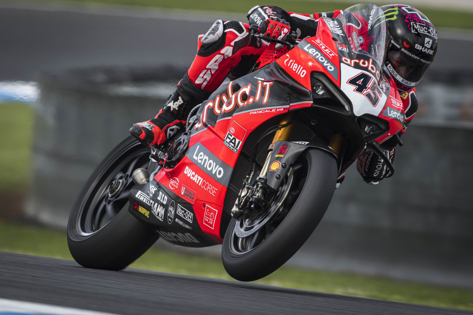 Scott Redding (45). Photo courtesy of Aruba.it Racing Ducati.