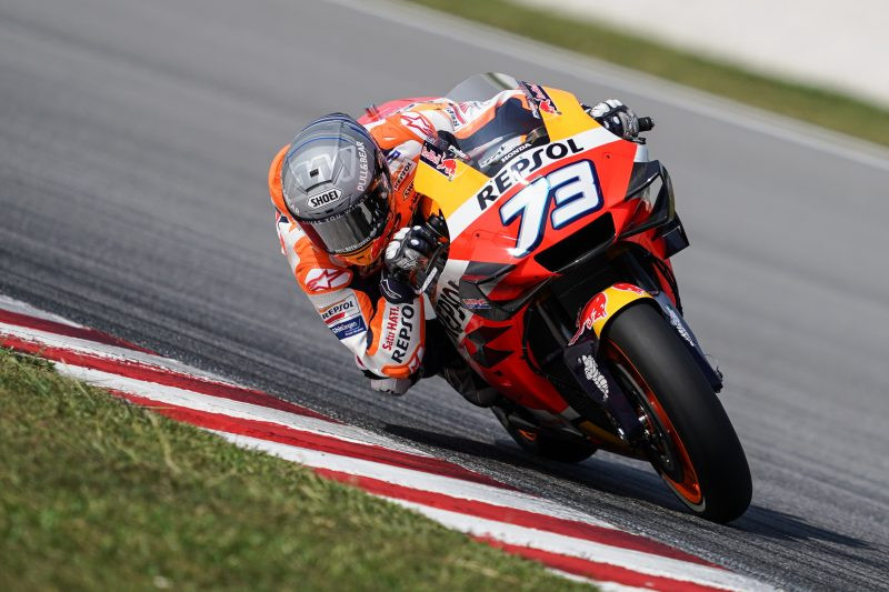 Alex Marquez (73). Photo courtesy of Repsol Honda.