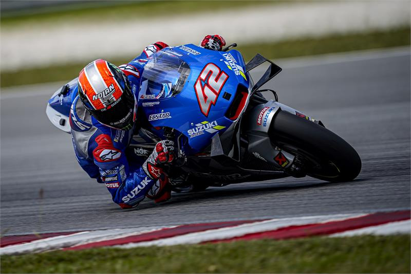 Alex Rins (42). Photo courtesy of Team Suzuki ECSTAR.