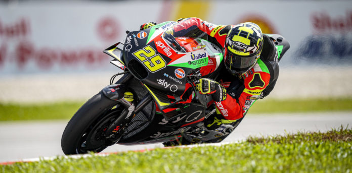 Andrea Iannone (29). Photo courtesy of Aprilia Gresini Racing.