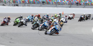 The start of the 2019 Daytona 200. Photo by Brian J. Nelson.