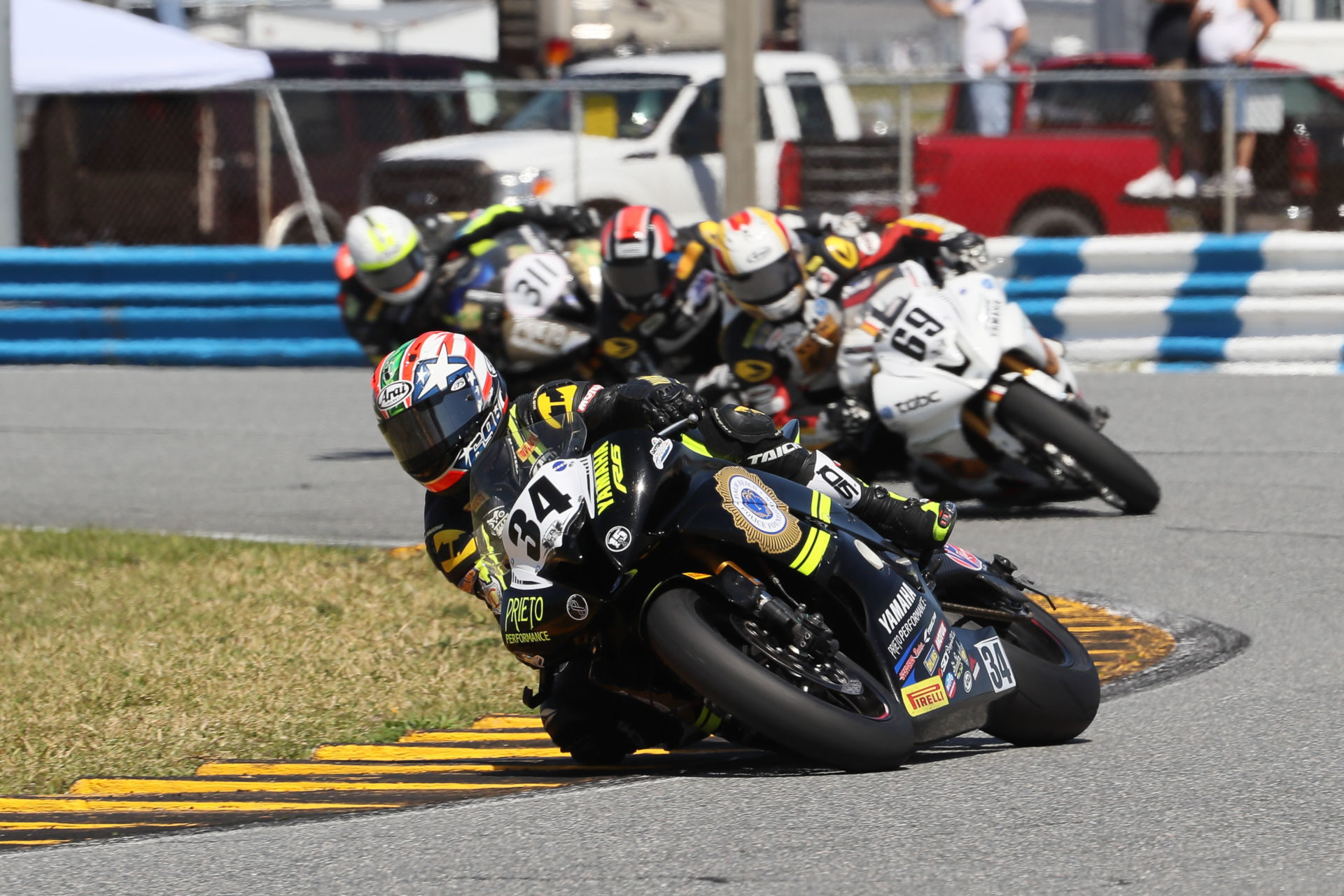 Michael Barnes (34), as seen during the 2017 Daytona 200. Photo by Brian J. Nelson.