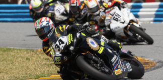 Michael Barnes (34), as seen during the 2017 Daytona 200. Photo by Brian J. Nelson.