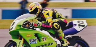 Scott “Mr. Daytona” Russell (2). Photo courtesy of America Flat Track.