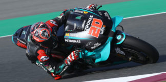 Fabio Quartararo (20). Photo courtesy of PETRONAS Yamaha SRT.
