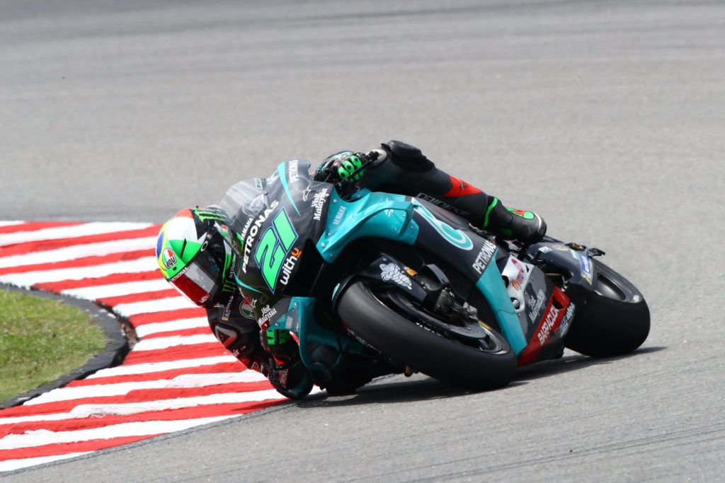 Franco Morbidelli (21). Photo courtesy of PETRONAS Yamaha SRT.