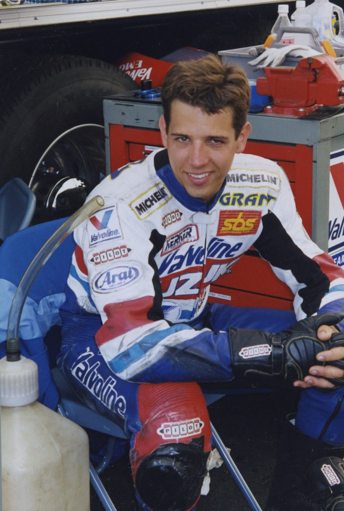 Grant Lopez, as seen during the 1997 racing season. Photo by John Ulrich.