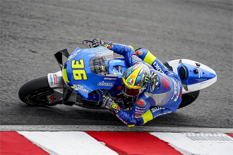 Joan Mir (36). Photo courtesy of Team Suzuki ECSTAR.