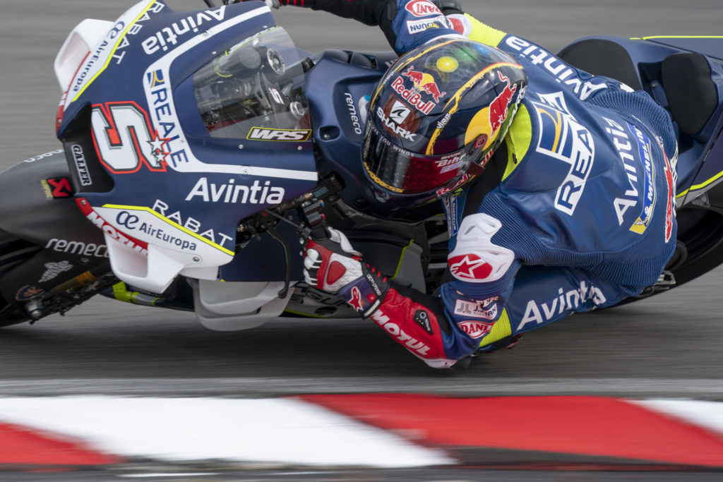 Johann Zarco (5). Photo courtesy of Avintia Racing.