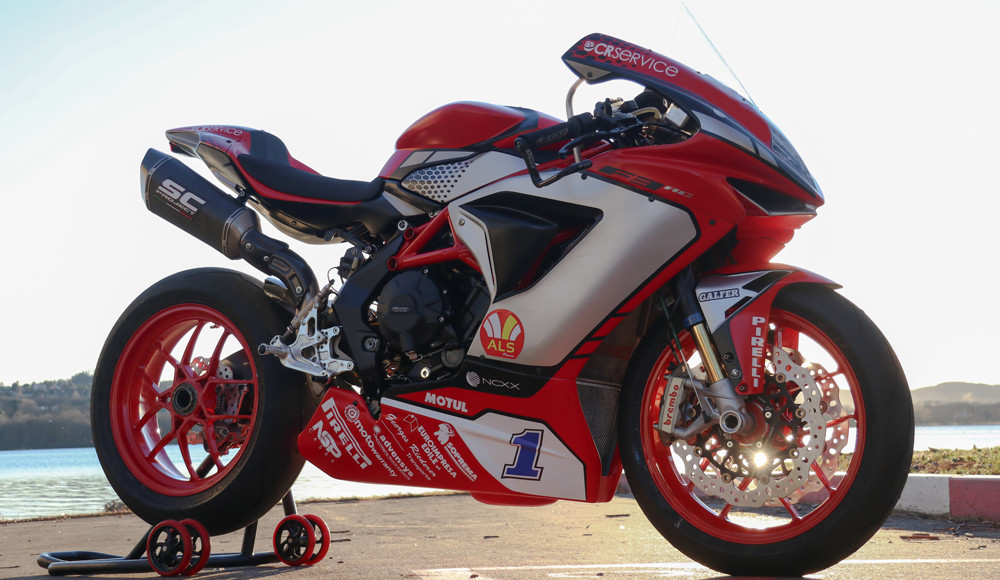 Randy Krummenacher’s MV Agusta F3 675 Supersport World Championship racebike. Photo courtesy of MV Agusta.