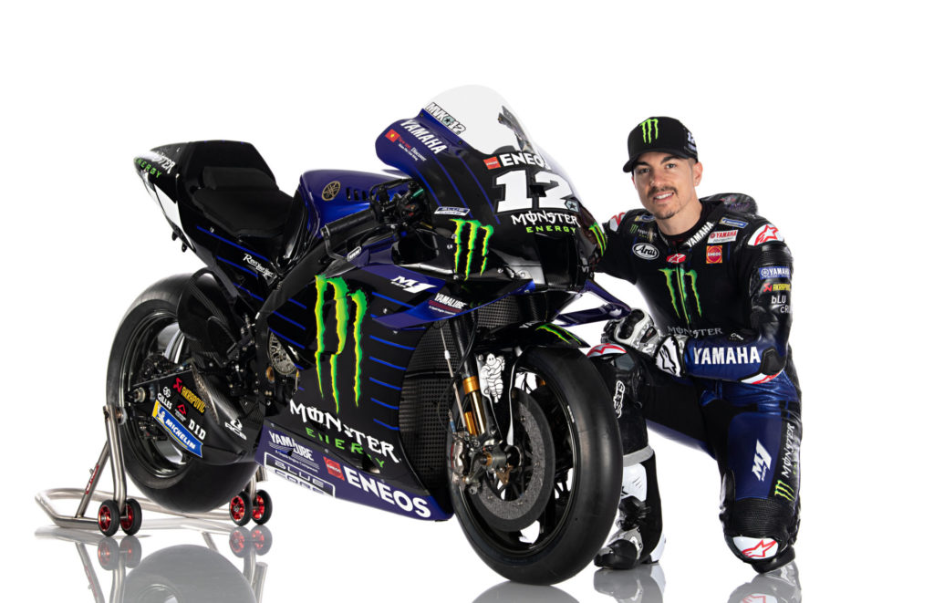 Maverick Vinales. Photo courtesy of Monster Energy Yamaha.