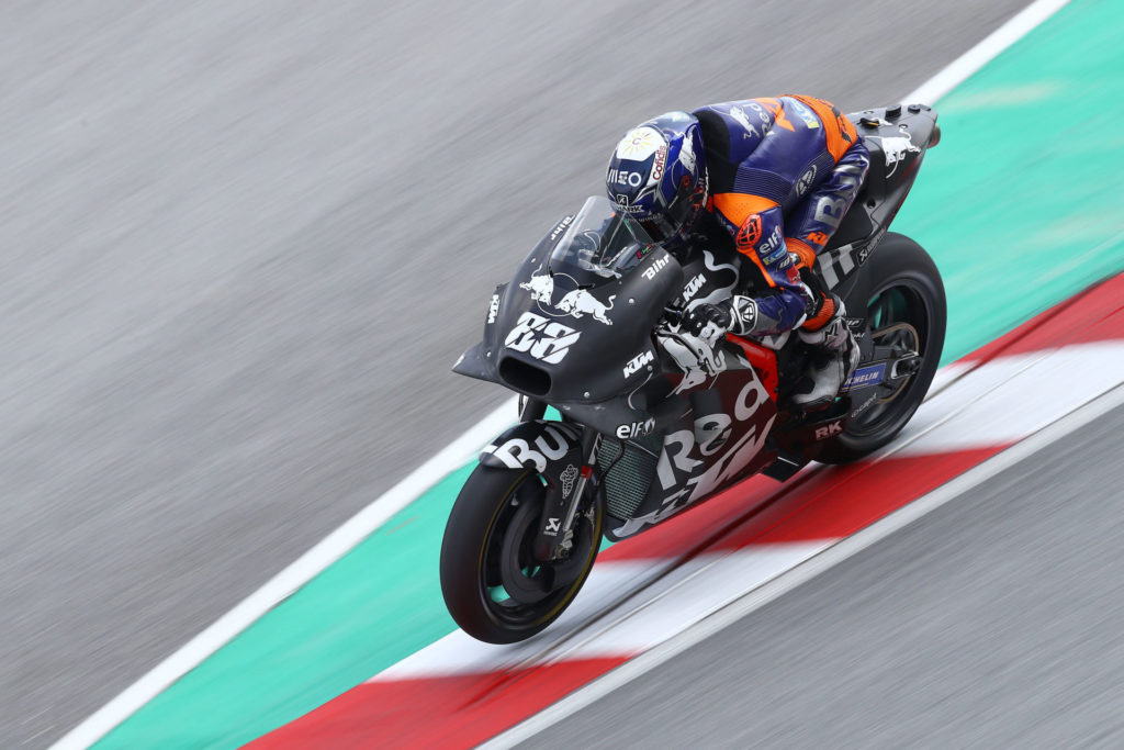 Miguel Oliveira (88). Photo courtesy of Red Bull KTM Tech3.