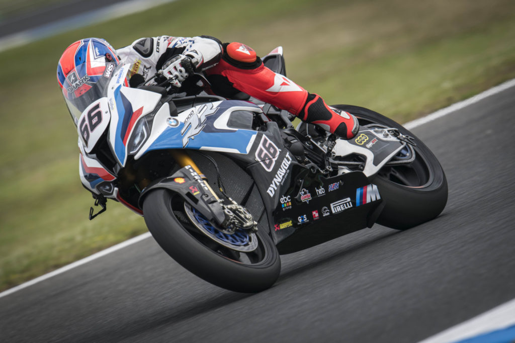 Tom Sykes (66). Photo courtesy of BMW Motorrad Motorsport.