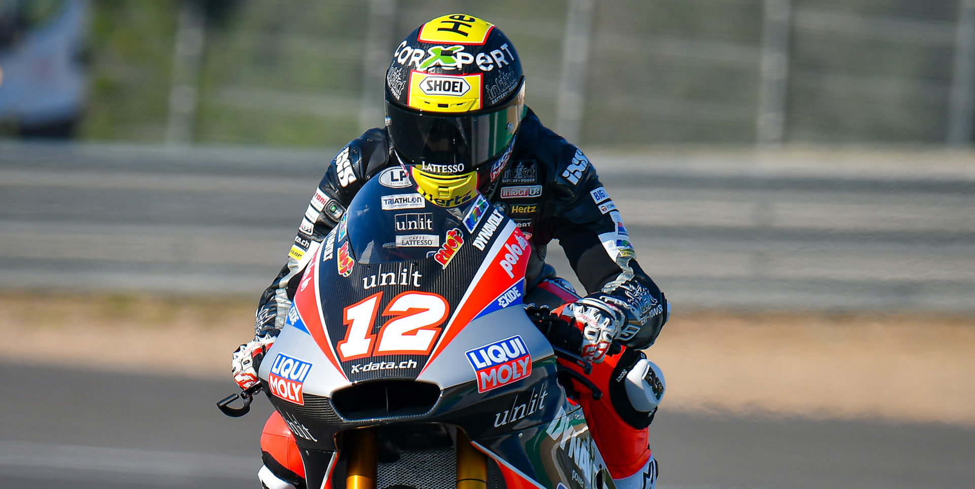 Thomas Luthi (12). Photo courtesy of Dorna.