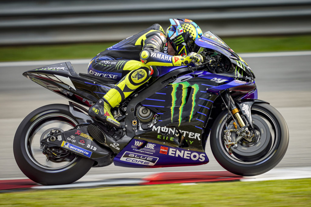 Valentino Rossi (46). Photo courtesy of Monster Energy Yamaha.