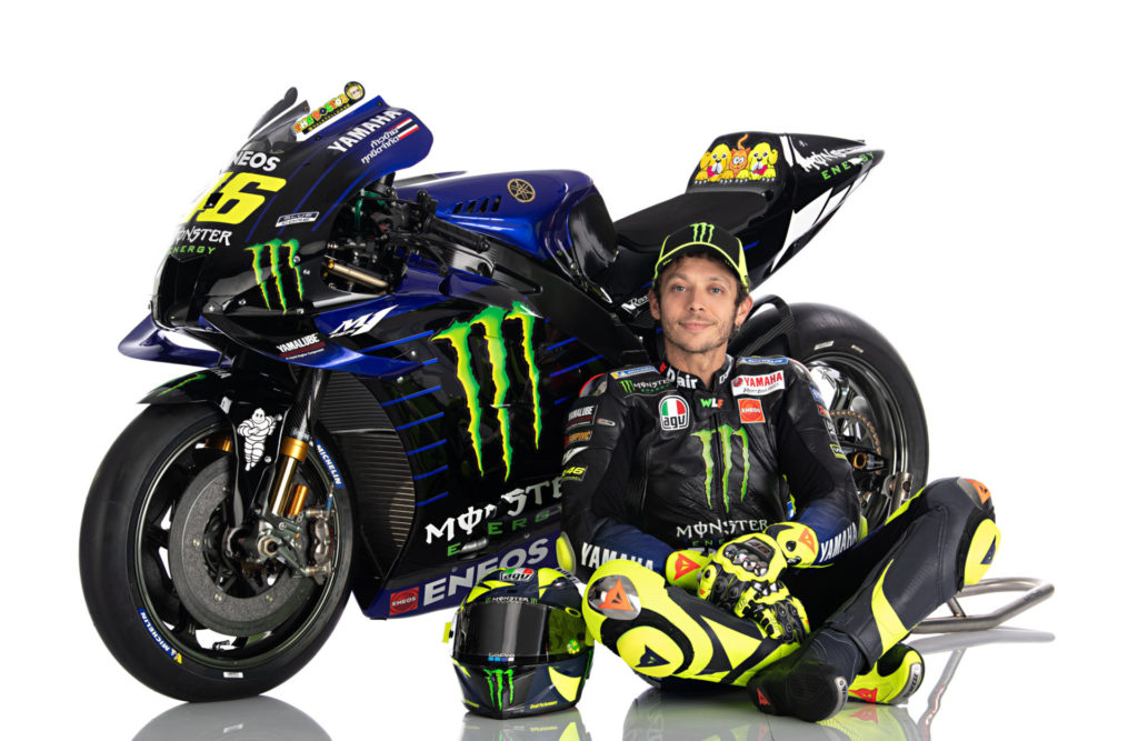 Valentino Rossi. Photo courtesy of Monster Energy Yamaha.