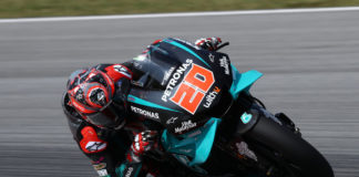 Fabio Quartararo (20). Photo courtesy of PETRONAS Yamaha Sepang Racing Team.