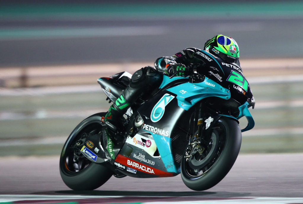 Franco Morbidelli (21). Photo courtesy of PETRONAS Yamaha SRT.