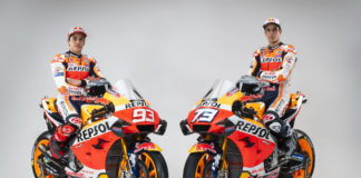 MotoGP: Repsol Honda Shows Off 2020 Color Scheme Marc Marquez (left) and Alex Marquez (right). Photo courtesy of Repsol Honda.