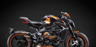 An MV Agusta Dragster 800 RR x TheArsenale special edition model. Photo courtesy of MV Agusta.