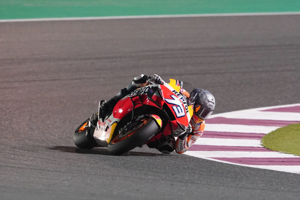 Alex Marquez (73). Photo courtesy of Repsol Honda.