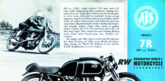 Historic Racebike Illustrations: 1961 AJS 7R, In April 2020