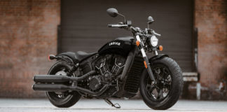 A 2020-model Indian Scout Bobber Sixty. Photo courtesy of Indian Motorcycle.