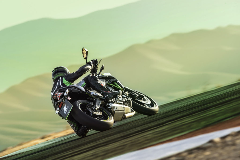 A 2020-model Kawasaki Z650 at speed. Photo courtesy of Kawasaki Motors Corp., U.S.A.