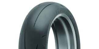 Dunlop Builds Its First Motorcycle Drag Racing Tire The new Dunlop Dragmax motorcycle drag racing tire. Photo courtesy of Dunlop.