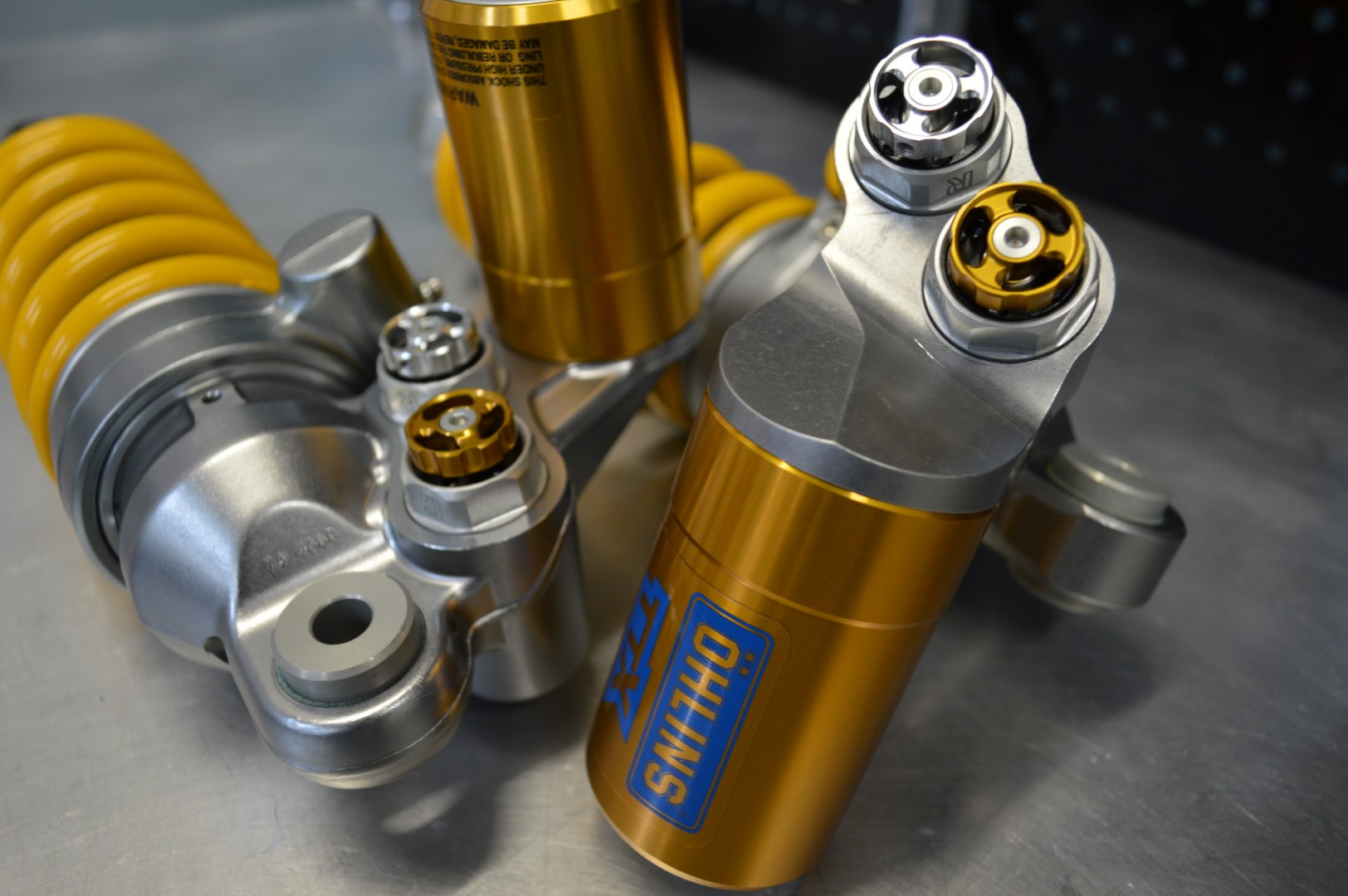 Öhlins products. Photo courtesy of Öhlins USA.