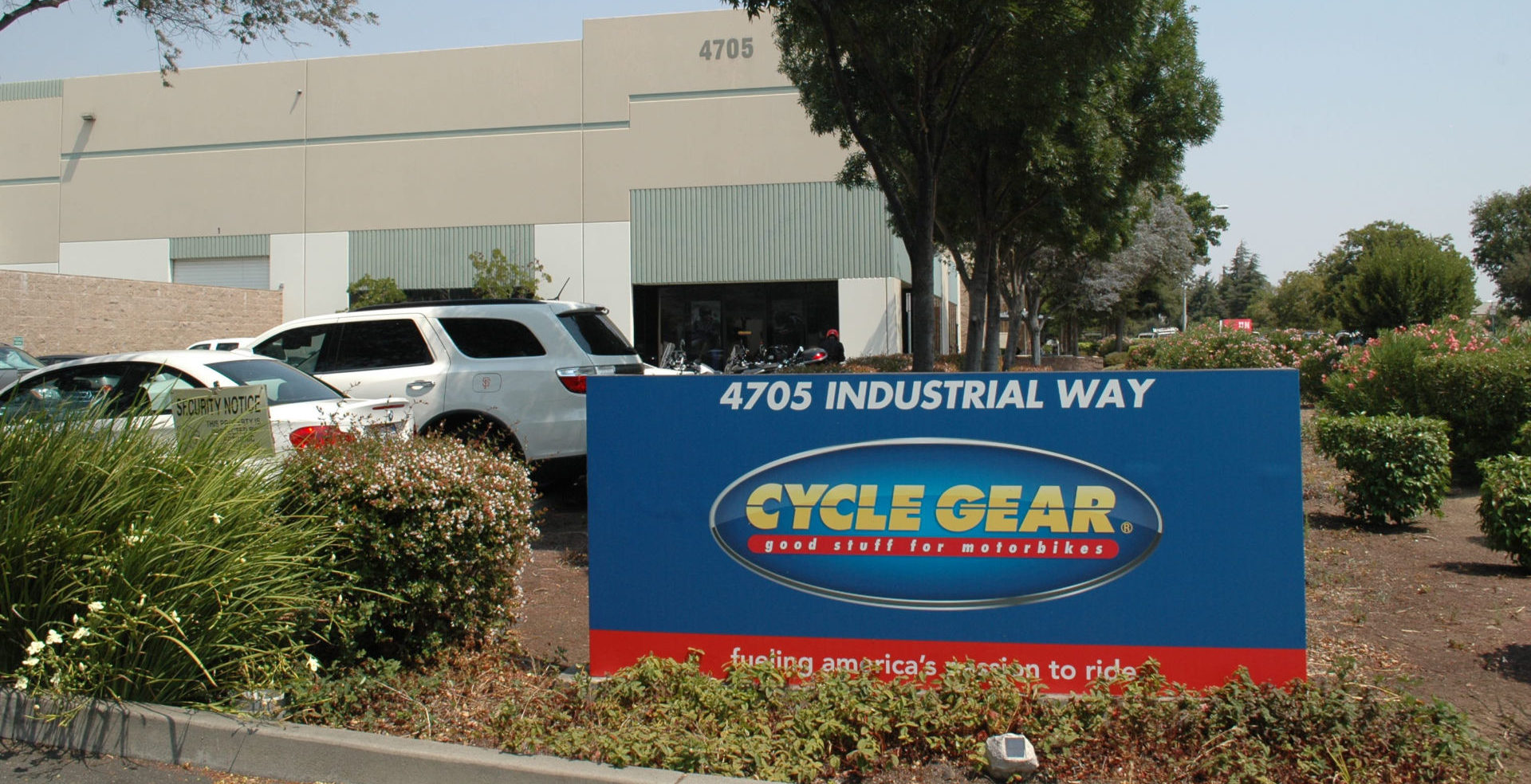 Cycle Gear headquarters in Benicia, California. Photo by David Swarts.