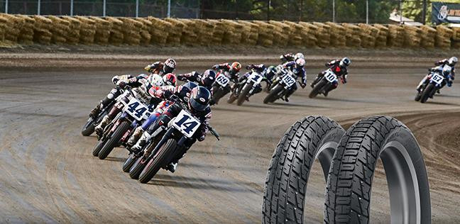 Dunlop's all-new DT4 dirt track racing tires. Image courtesy of Dunlop.