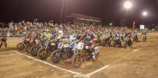 The starting grid for the AFT Twins race at the 2019 Daytona TT. Photo by Scott Hunter, courtesy of AFT.