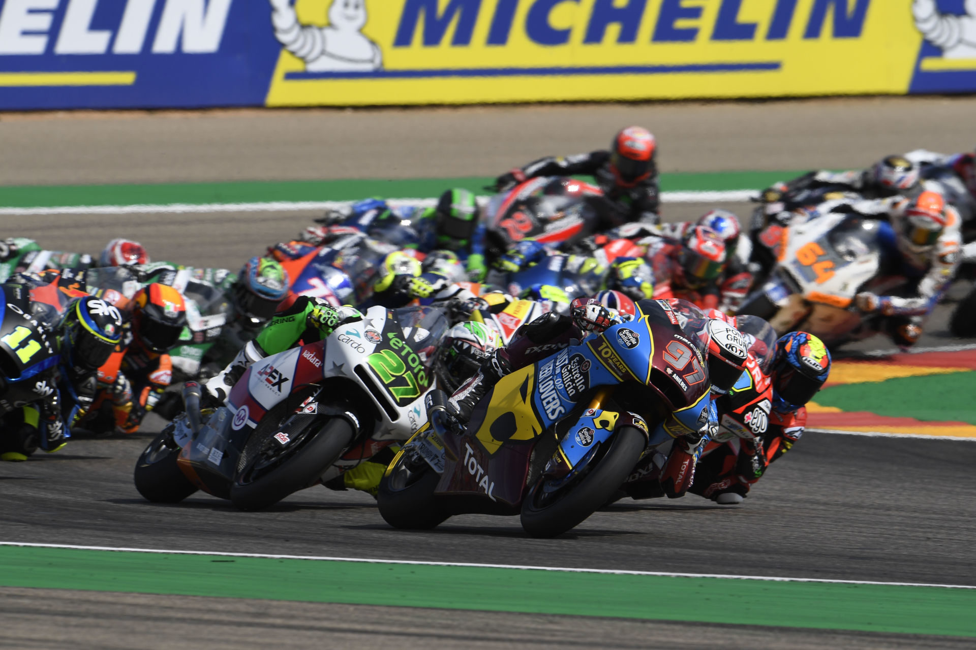 Action from the 2019 Moto2 season. Photo courtesy of Dorna.