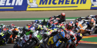 Action from the 2019 Moto2 season. Photo courtesy of Dorna.