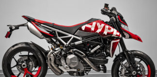 American Wins “Join Ducati” Contest And Hypermotard 950 Grand Prize The special Ducati Hypermotard 950 given as a grand prize in the "Join Ducati" contest. Photo courtesy of Ducati.
