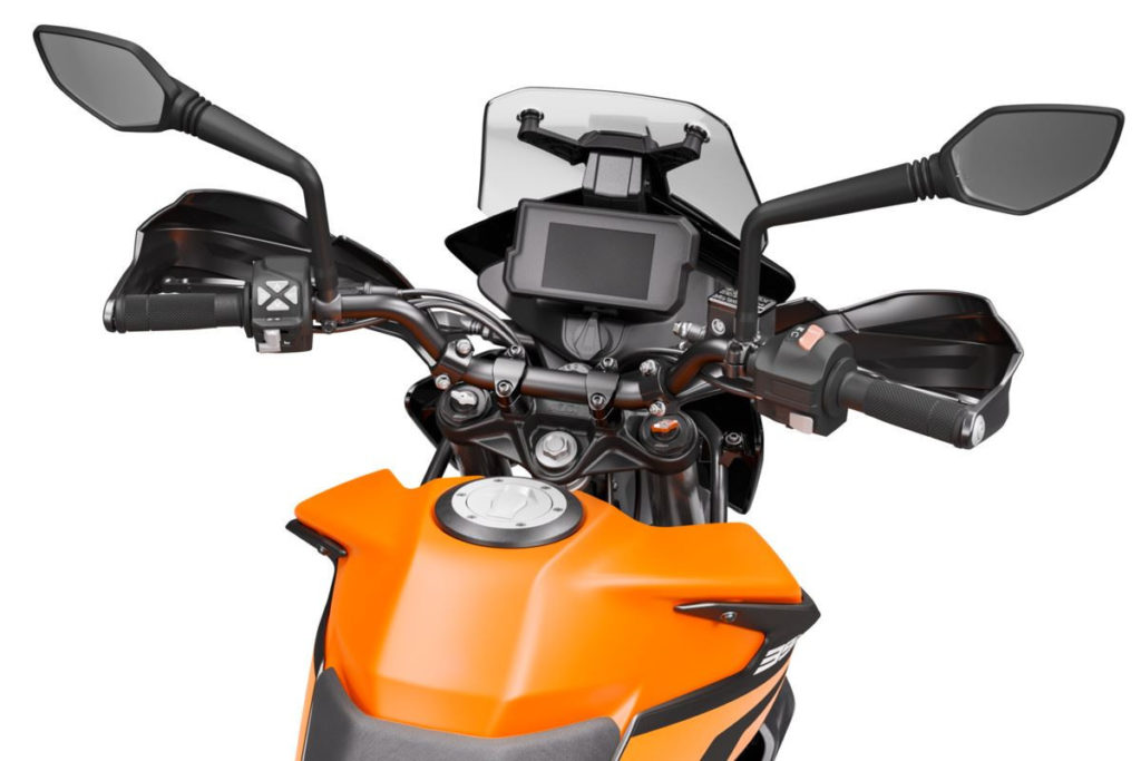 The cockpit of a 2020 KTM 390 Adventure. Photo courtesy of KTM North America.