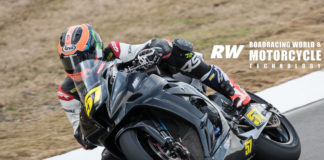 Privateer Bradley Ward (57) riding his Kawasaki ZX-10R at the 2020 MotoAmerica pre-season test at Barber Motorsports Park. Photo by Brian J. Nelson.