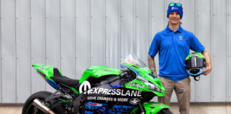 Jordan Szoke. Photo by Brian and Christine Couture/Fingerbone Photography, courtesy of Waznie Racing.