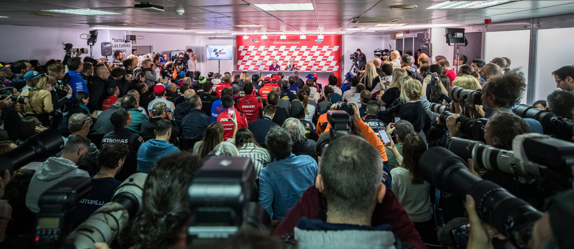 Media may not be allowed to attend MotoGP races when the 2020 season starts later this summer. Photo courtesy of Repsol Honda.