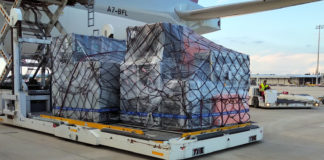 Airways cargo plane in Spain. Photo courtesy of Dorna.