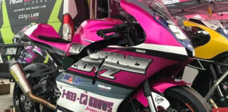 Kaleb De Keyrel’s 1-833-CJKNOWS Yamaha MT-07 MotoAmerica Twins Cup racebike. Photo courtesy Kaleb De Keyrel Racing.