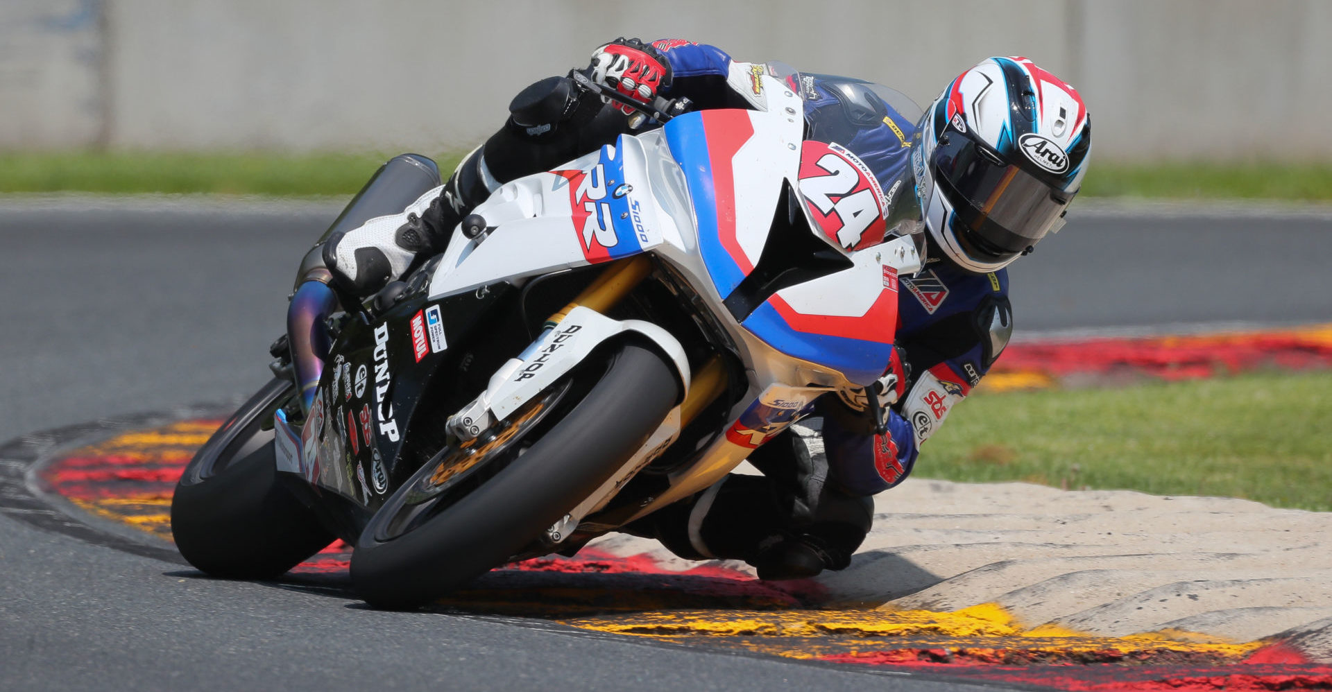 Travis Wyman (24), as seen during the 2019 MotoAmerica season. Photo by Brian J. Nelson.