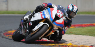 Travis Wyman (24), as seen during the 2019 MotoAmerica season. Photo by Brian J. Nelson.