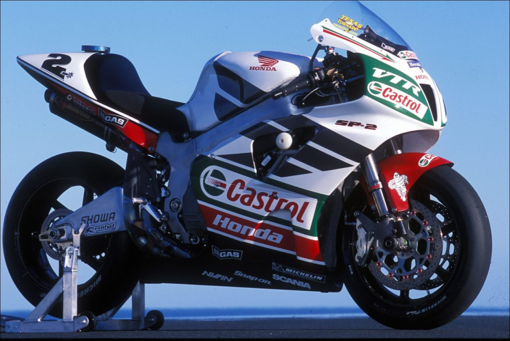 A Honda VTR1000SP2, a.k.a. RC51. Photo courtesy of Honda Racing Corporation (HRC).