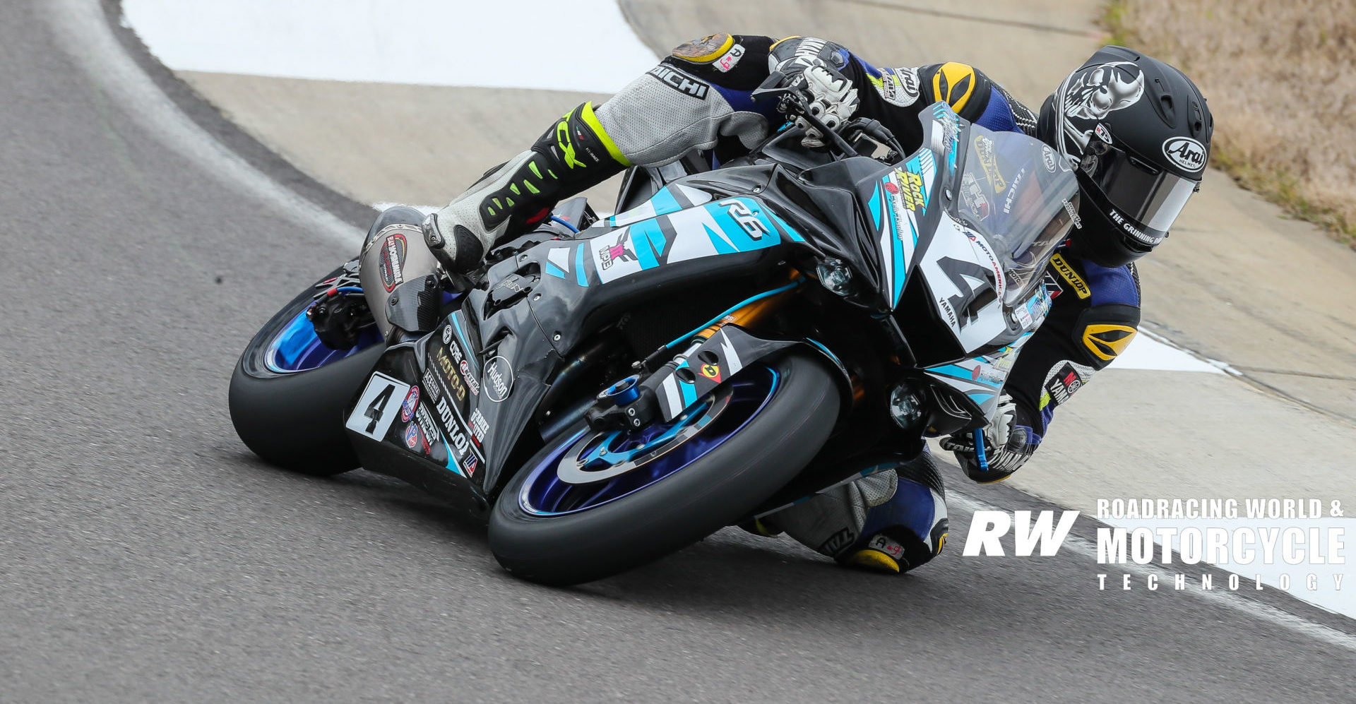 Josh Hayes (4) at the 2020 MotoAmerica pre-season test at Barber Motorsports Park. Photo by Brian J. Nelson.