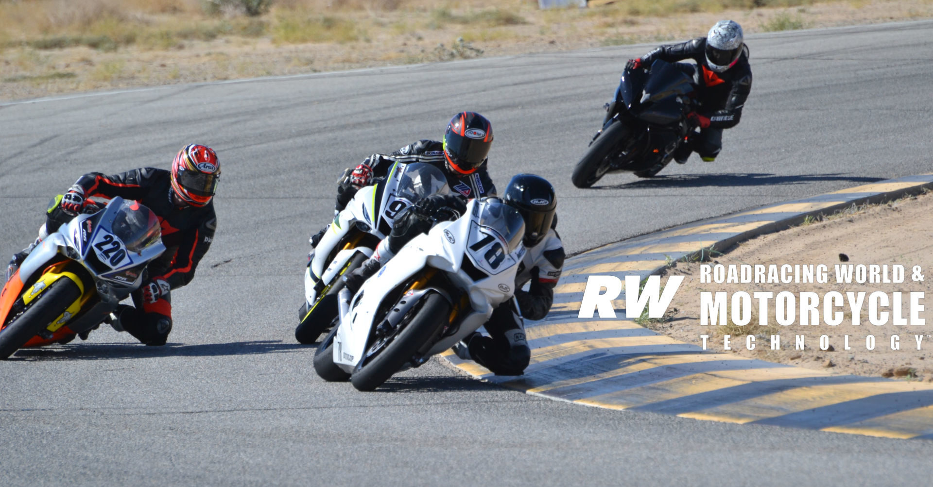 Racers doing laps during a SoCal Track Days event at Chuckwalla Valley Raceway. Photo by David Swarts.